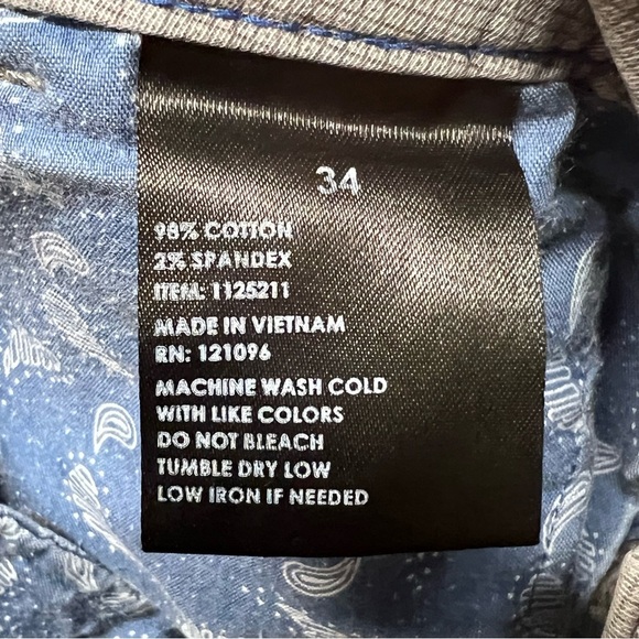 English Laundry Men’s Flat Front Gray Shorts Size 34 - Picture 5 of 5